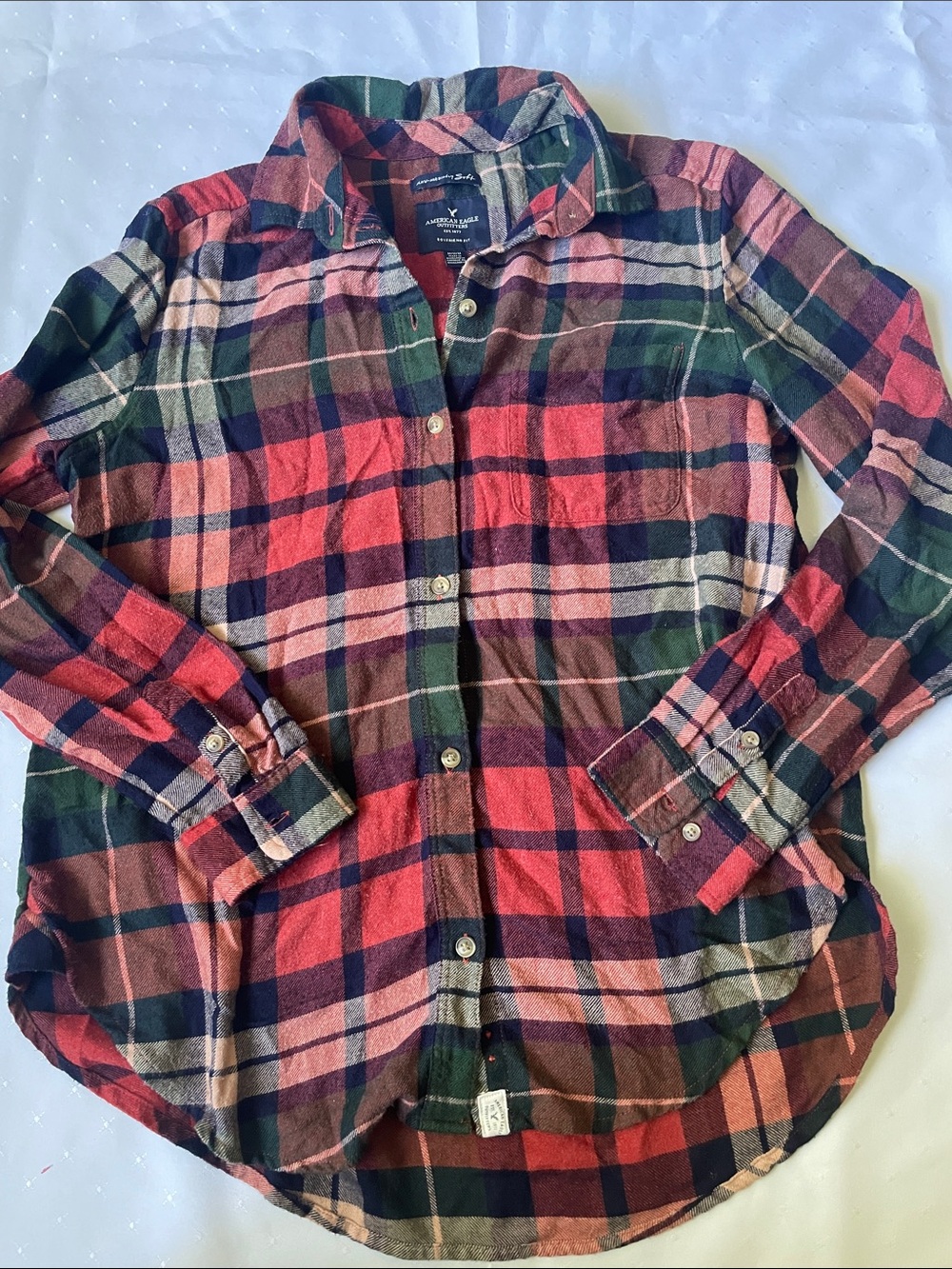 American Eagle Boyfriend Fit FlannelShirt